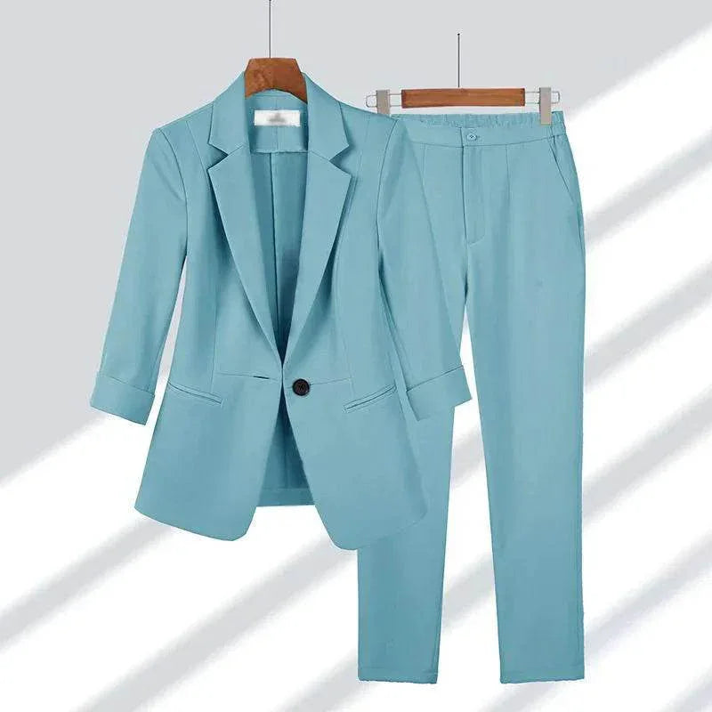 2pc Blazer & Pants Set – Office Chic, Street Cool - ZA-Zola