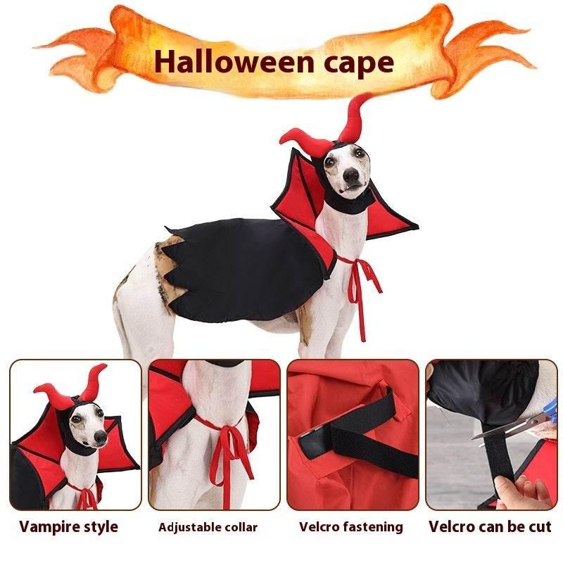 ZA-Zola Halloween Pet Vampire Cloak & Hat - ZA-Zola