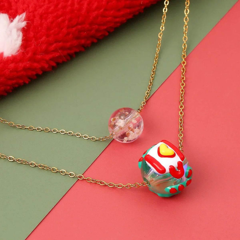 Shop Christmas Luminous Necklace – Festive Santa Charm - ZA-Zola