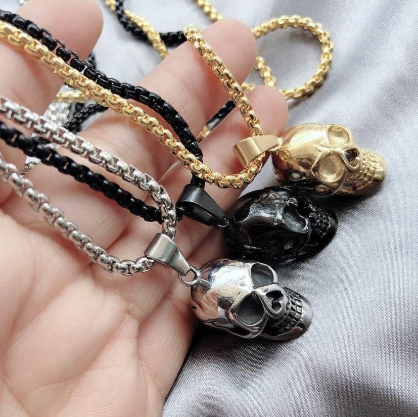 ZA-Zola Halloween Skull Punk Necklace Unisex - ZA-Zola