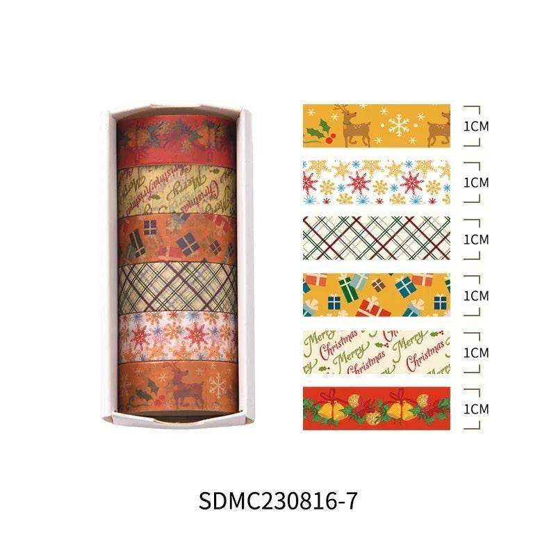 Christmas Decorative Tape – 6 Roll Set - ZA-Zola