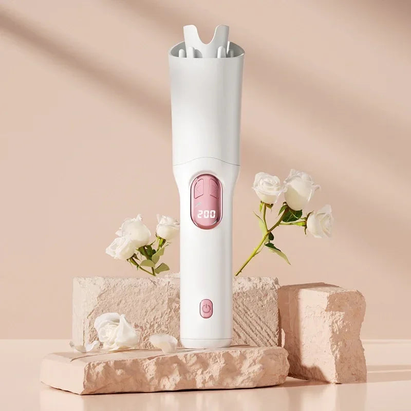 Wireless Hair Curler LCD Charging Portable Styler - ZA-Zola