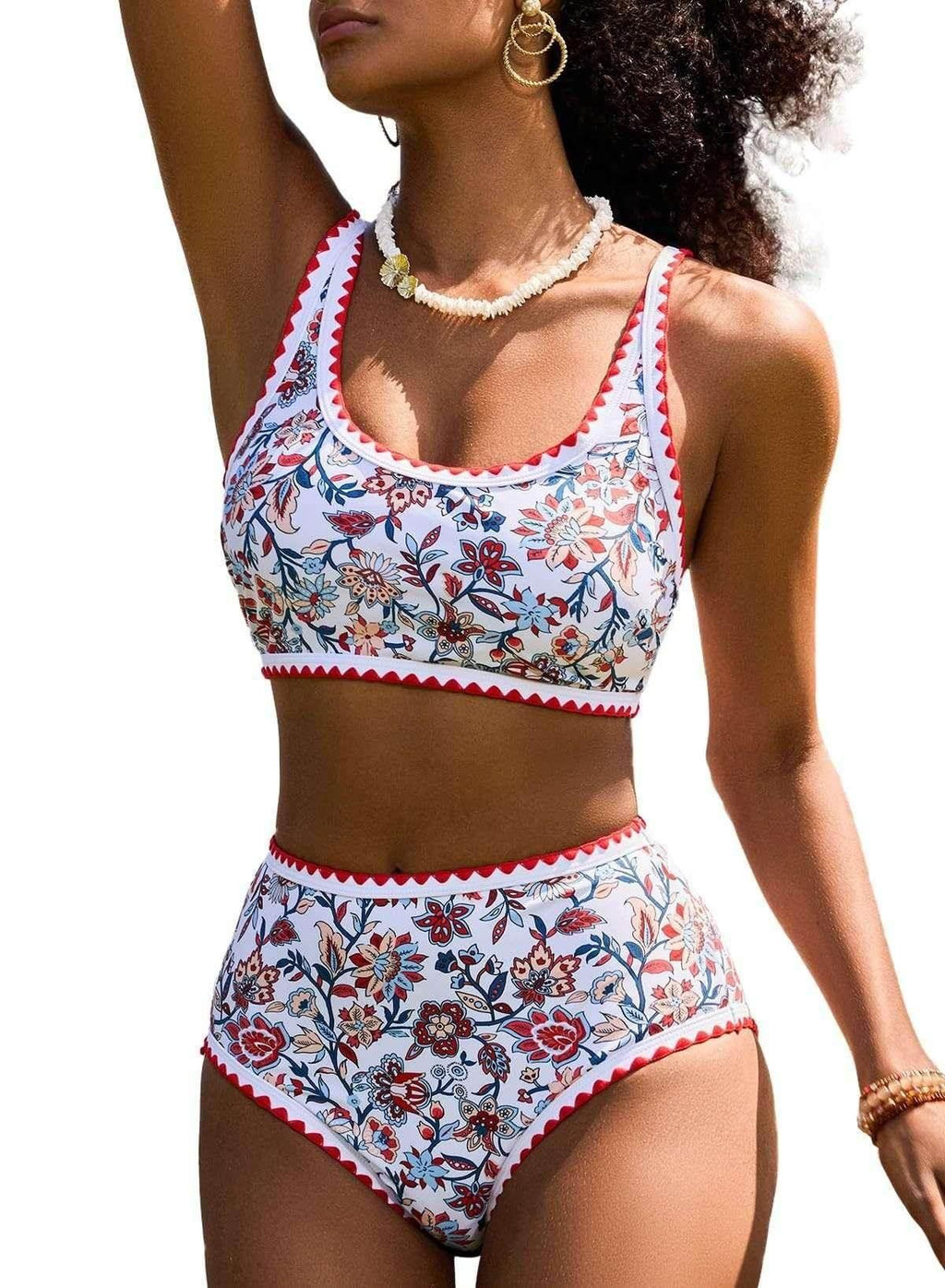 Women’s Sexy Paisley Floral Bikini Swimsuit Set | S–XXL - ZA-Zola