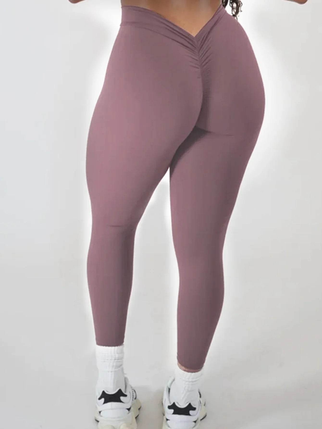 High Waist Seamless Yoga Pants – Scrunch Butt, Soft Fit Leggings - ZA-Zola