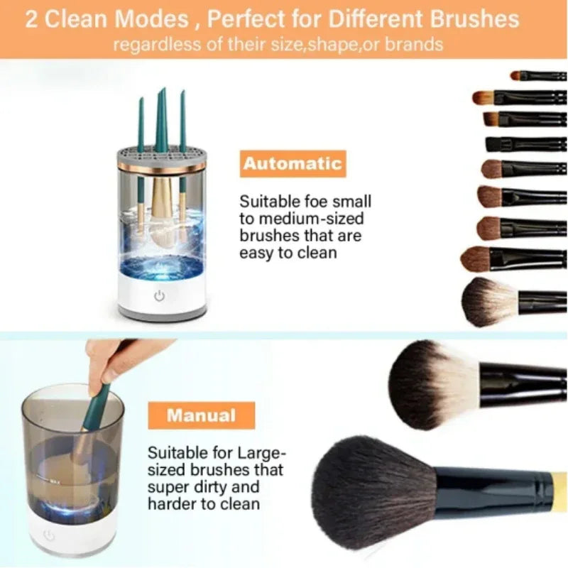 Electric Makeup Brush Cleaner – USB Automatic Rotating Wash - ZA-Zola