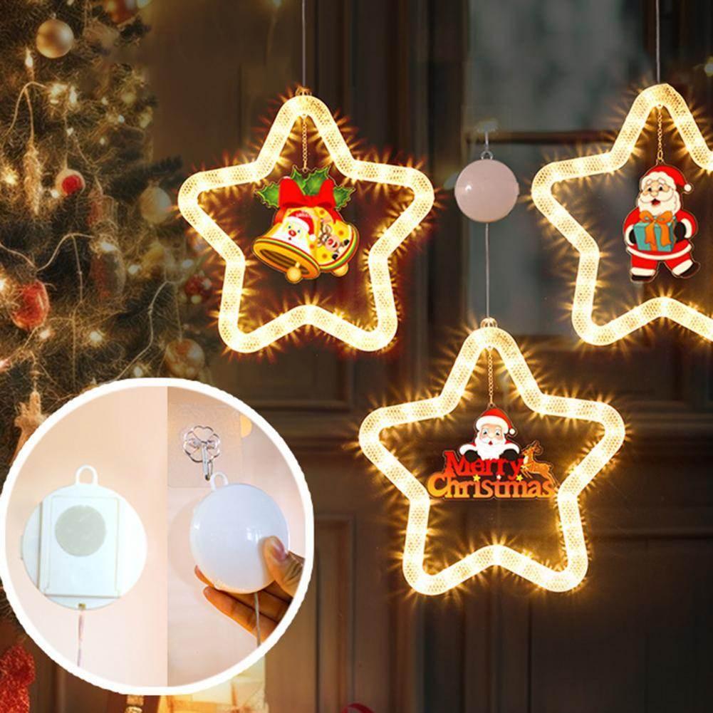 Christmas Pendant Decoration LED Star Light for Window - ZA-Zola