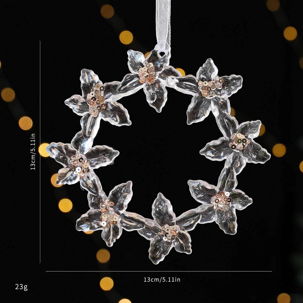 Sequined Acrylic Christmas Decoration Pendant Ornaments - ZA-Zola