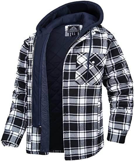 Fashion Casual Men's Plaid Hooded Coat | Winter Warm Outerwear - ZA-Zola