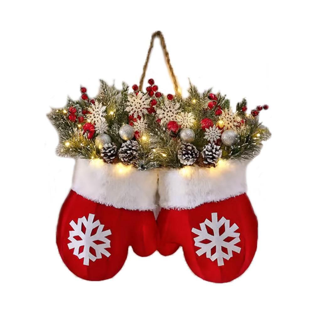 Christmas Candy Gloves Ornament | Festive Lollipop Decoration - ZA-Zola