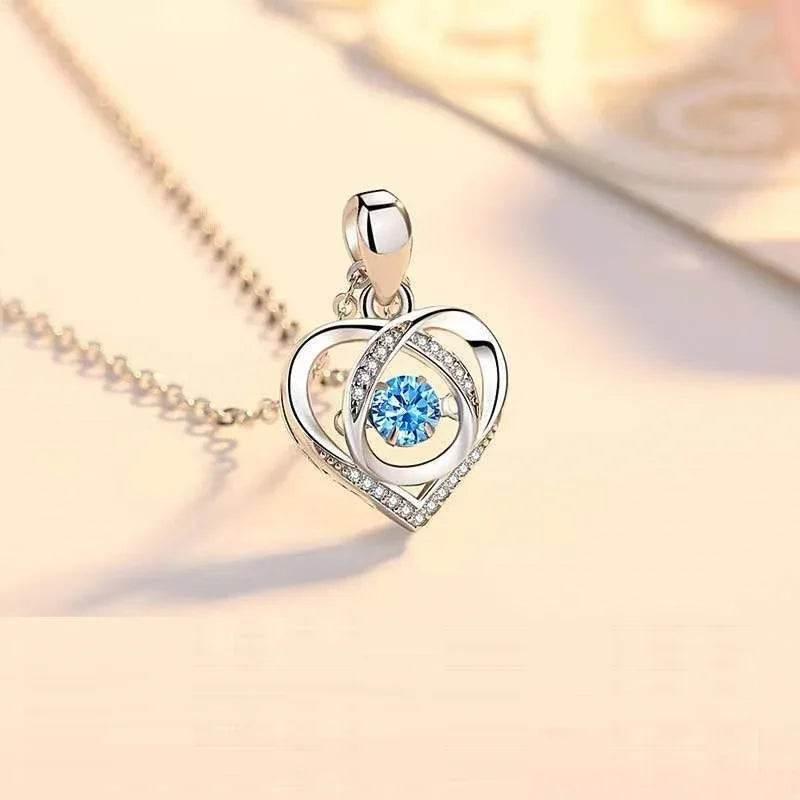 S925 Beating Heart Necklace – Luxury Valentine's Gift - ZA-Zola