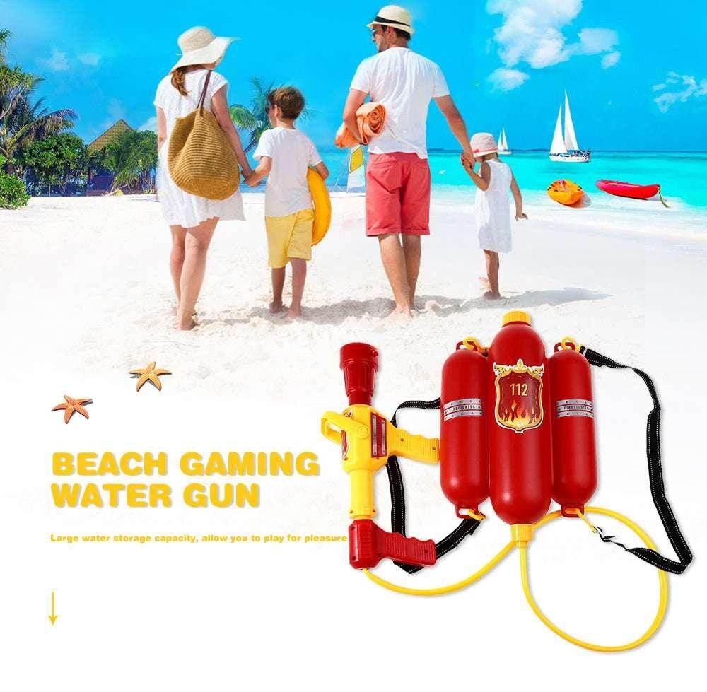 Kids Firefighter Water Gun Backpack Toy - ZA-Zola
