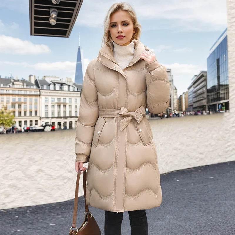 Shop Women's Mid-Length Down Cotton Jacket – Winter Ready - ZA-Zola