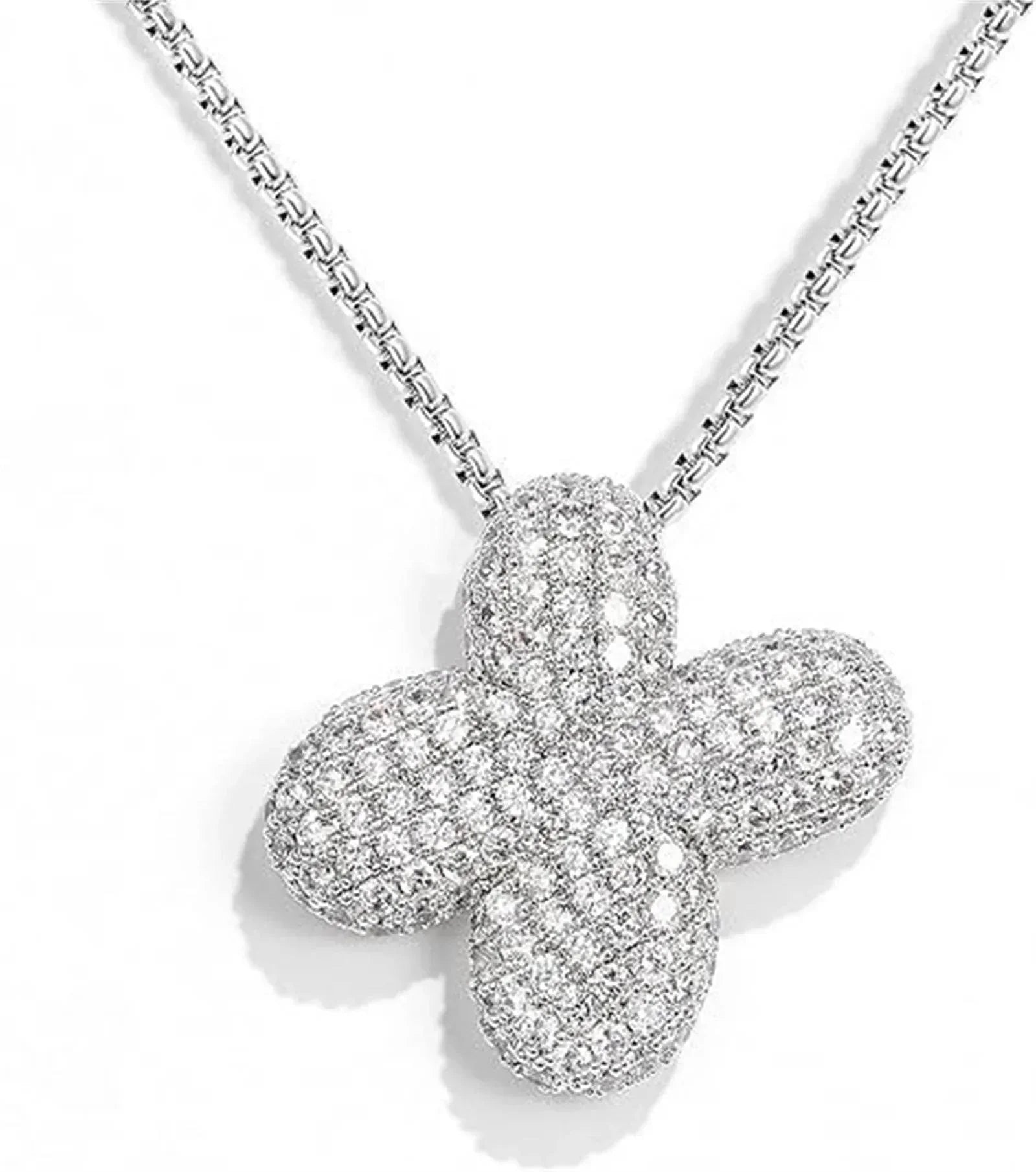 Zircon Balloon Letter Pendant Necklace for Women - ZA-Zola