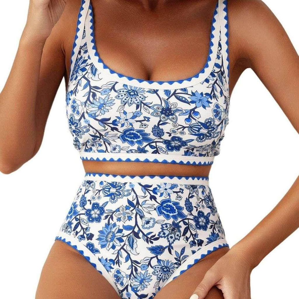 Women’s Sexy Paisley Floral Bikini Swimsuit Set | S–XXL - ZA-Zola