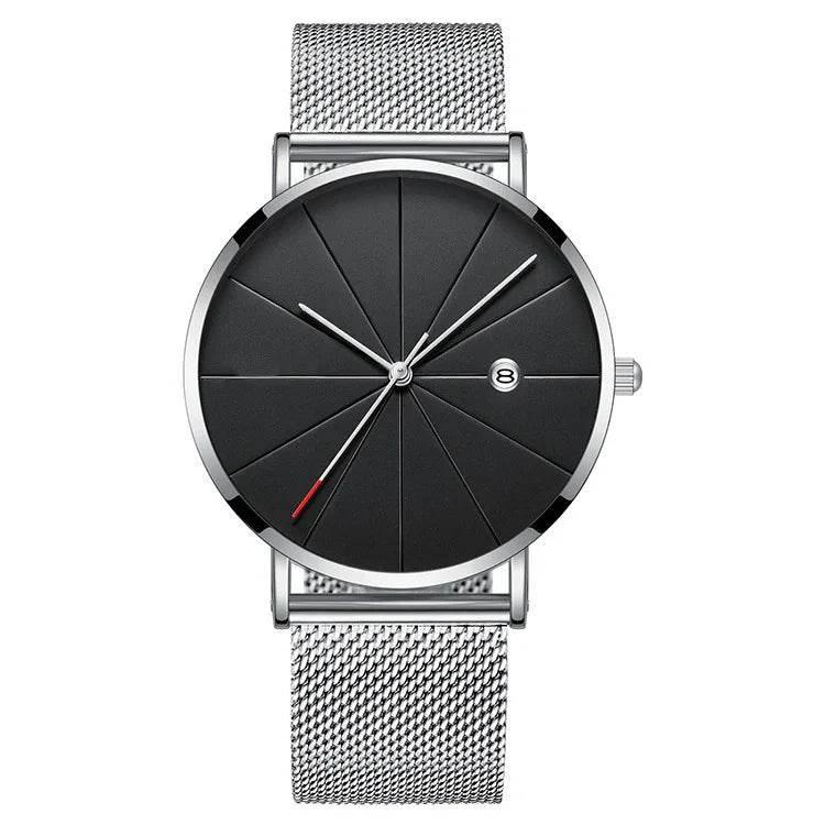 Men’s Simple Waterproof Quartz Watch with Calendar - ZA-Zola