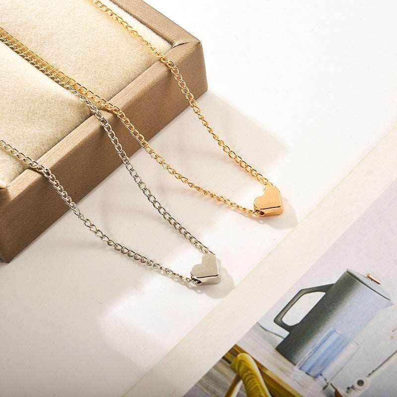 Gold Double-Sided Love Pendant Necklace – Stylish Gift - ZA-Zola
