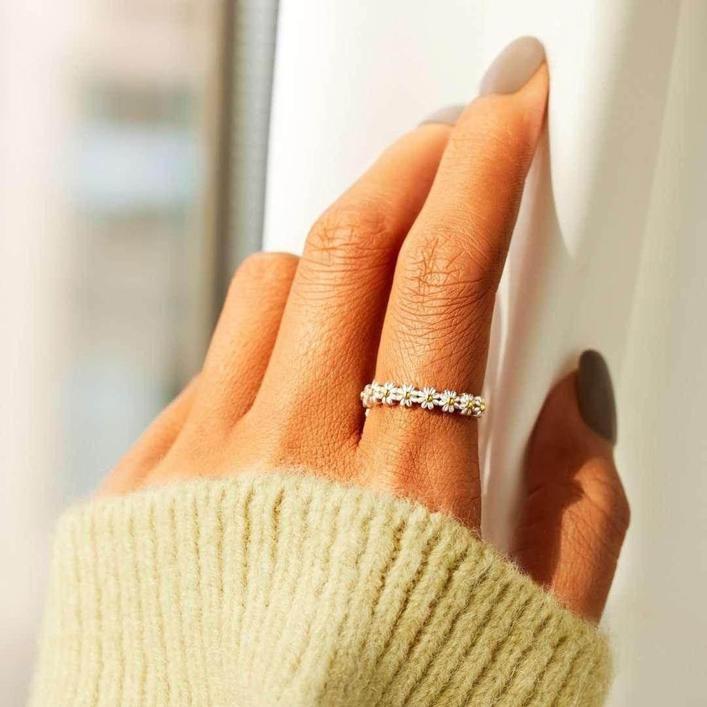 S925 Sterling Silver Daisy Ring for Women - ZA-Zola