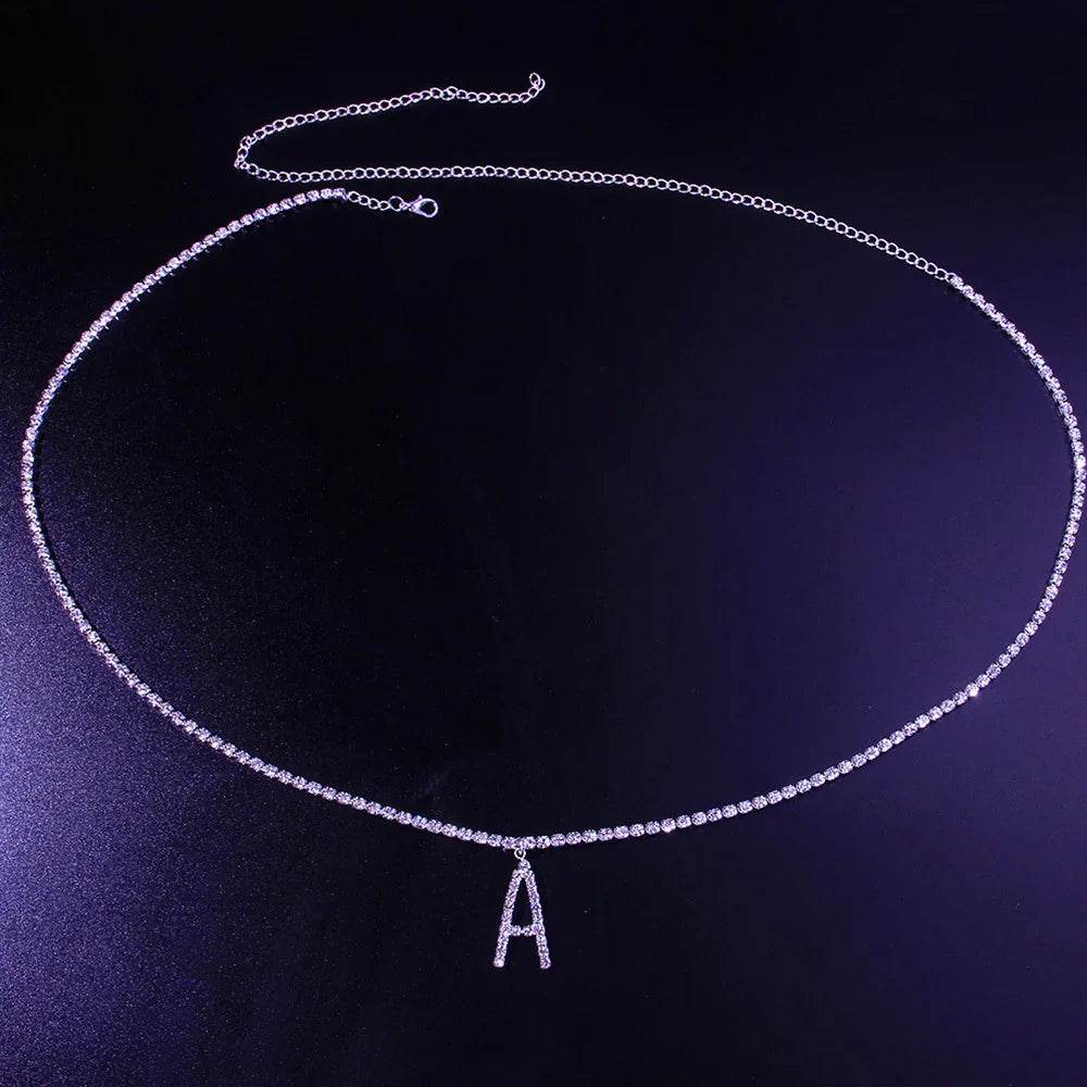 Women's Nightclub Shiny Rhinestone Waist Chain – Glamorous Accessory - ZA-Zola