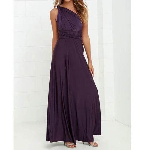 15-Way Convertible Maxi Dress – Sexy Backless Boho Wrap - ZA-Zola