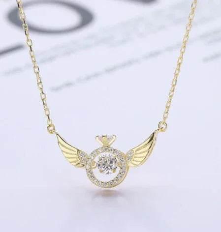 Elegant Angel Wings Necklace – Light Luxury Style - ZA-Zola
