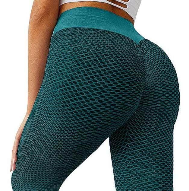 Plaid Leggings – High Waist, Seamless & Breathable - ZA-Zola