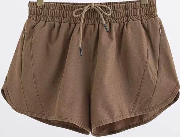Breathable Summer Sports Shorts with Zipper Pockets - ZA-Zola