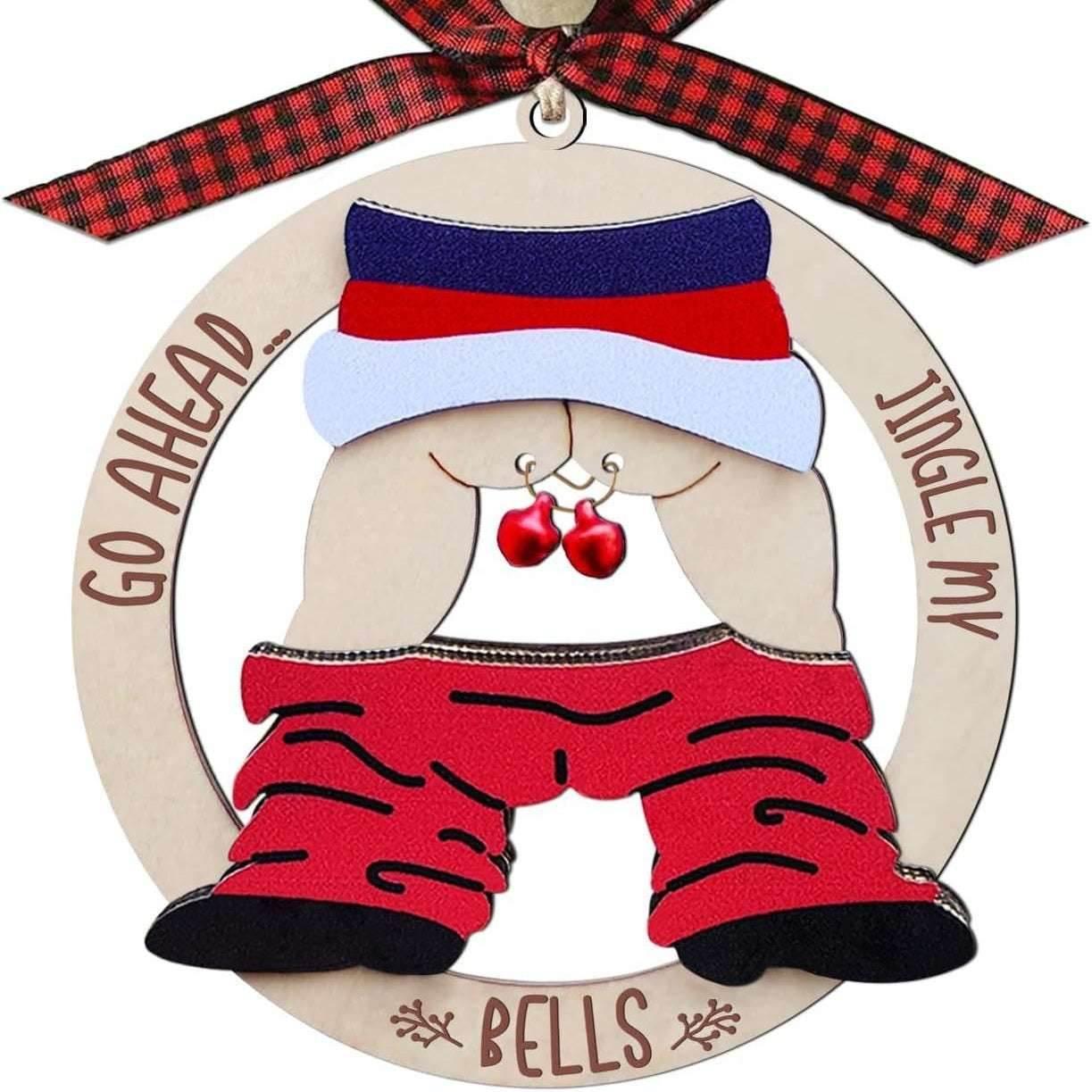 Christmas Gift Pendant Wooden Bell Hanging Decoration - ZA-Zola