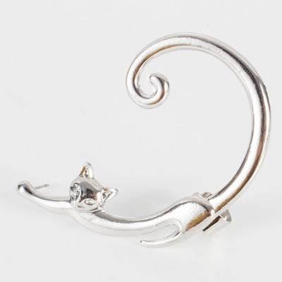 Punk Cat Ear Cuff Stud Earring – Edgy Style Jewelry - ZA-Zola