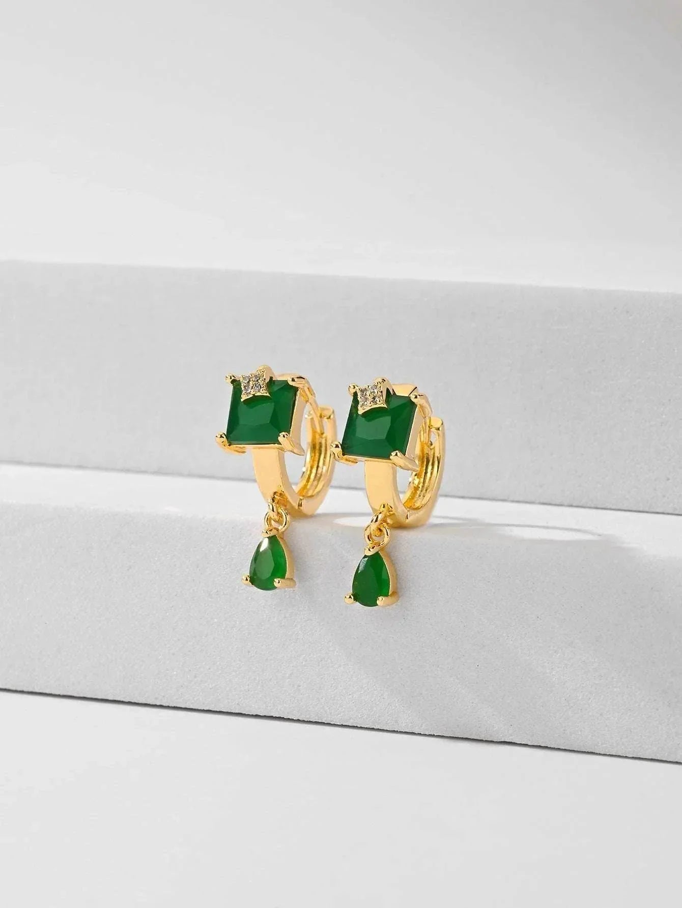Water Drop Gold-Plated Stud Earrings – Fashion OL - ZA-Zola