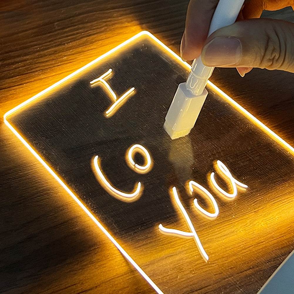 Creative LED Message Board Night Light USB Lamp Gift - ZA-Zola