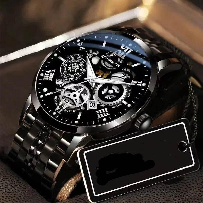 Men’s Waterproof Luminous Calendar Watch – Stylish & Durable - ZA-Zola