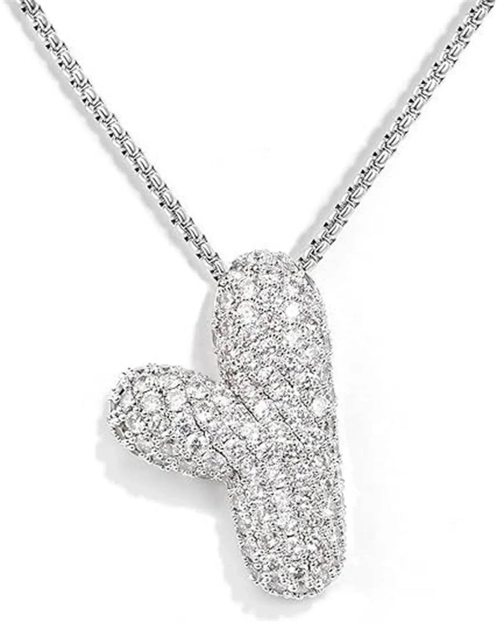 Zircon Balloon Letter Pendant Necklace for Women - ZA-Zola