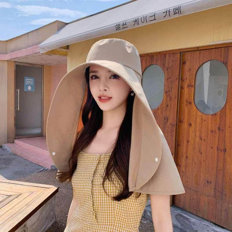 Neck & Shawl Sunscreen Hat – Summer UV Protection - ZA-Zola