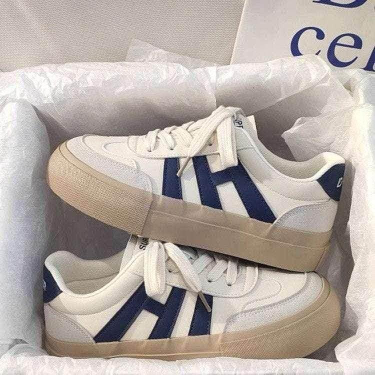 Retro Autumn Platform Shoes – Women’s Sporty Style - ZA-Zola