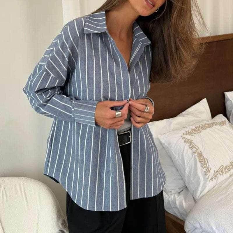 Laid-back Women's Long Sleeve Cardigan - ZA-Zola