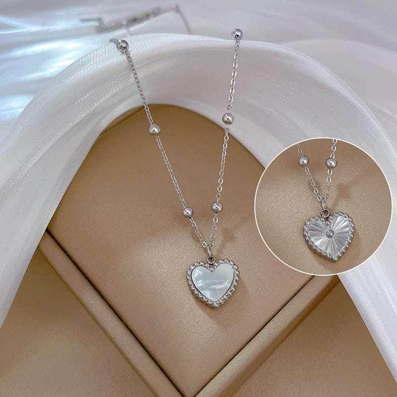 Heart-Shape Love Necklace | Shop Now for Valentine's Day - ZA-Zola