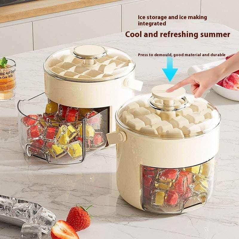 Large Capacity Press Ice Cube Mold - 40 Grids - ZA-Zola