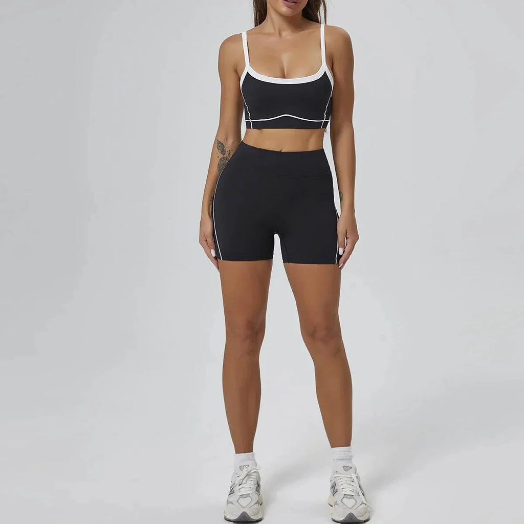 Nude Feel High Elastic Yoga Bra & Pants Set - ZA-Zola
