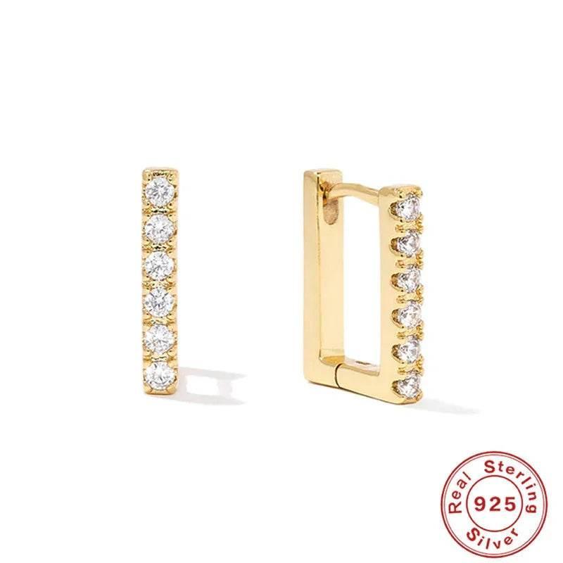 Simple S925 Sterling Silver Ear Clip – Elegant Geometric Design - ZA-Zola