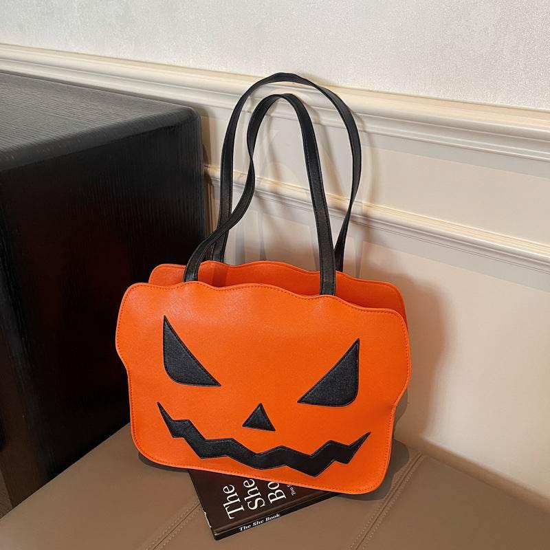 ZA-Zola Women’s Halloween Pumpkin Shoulder Bag - ZA-Zola