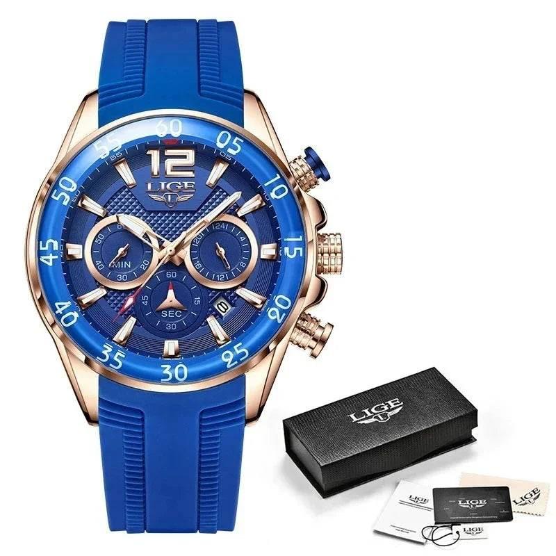 Waterproof Sports Quartz Men's Watch – Stylish & Durable - ZA-Zola