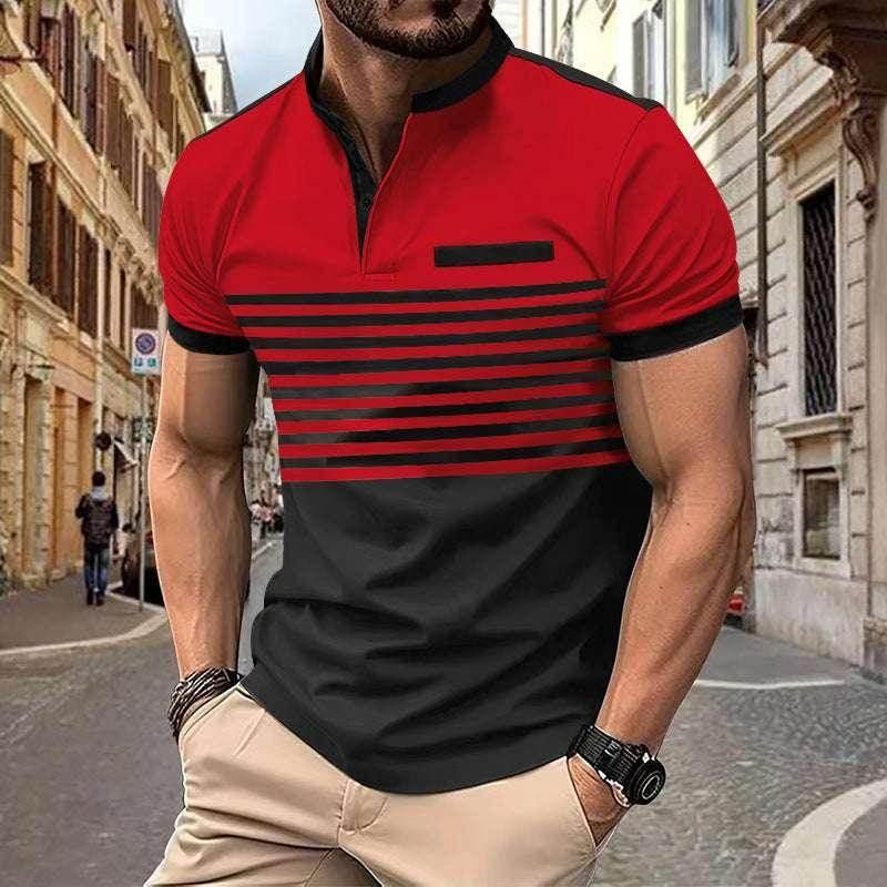 Men’s Henley Shirt – V-Neck, Stylish & Slim Fit, Shop Now! - ZA-Zola