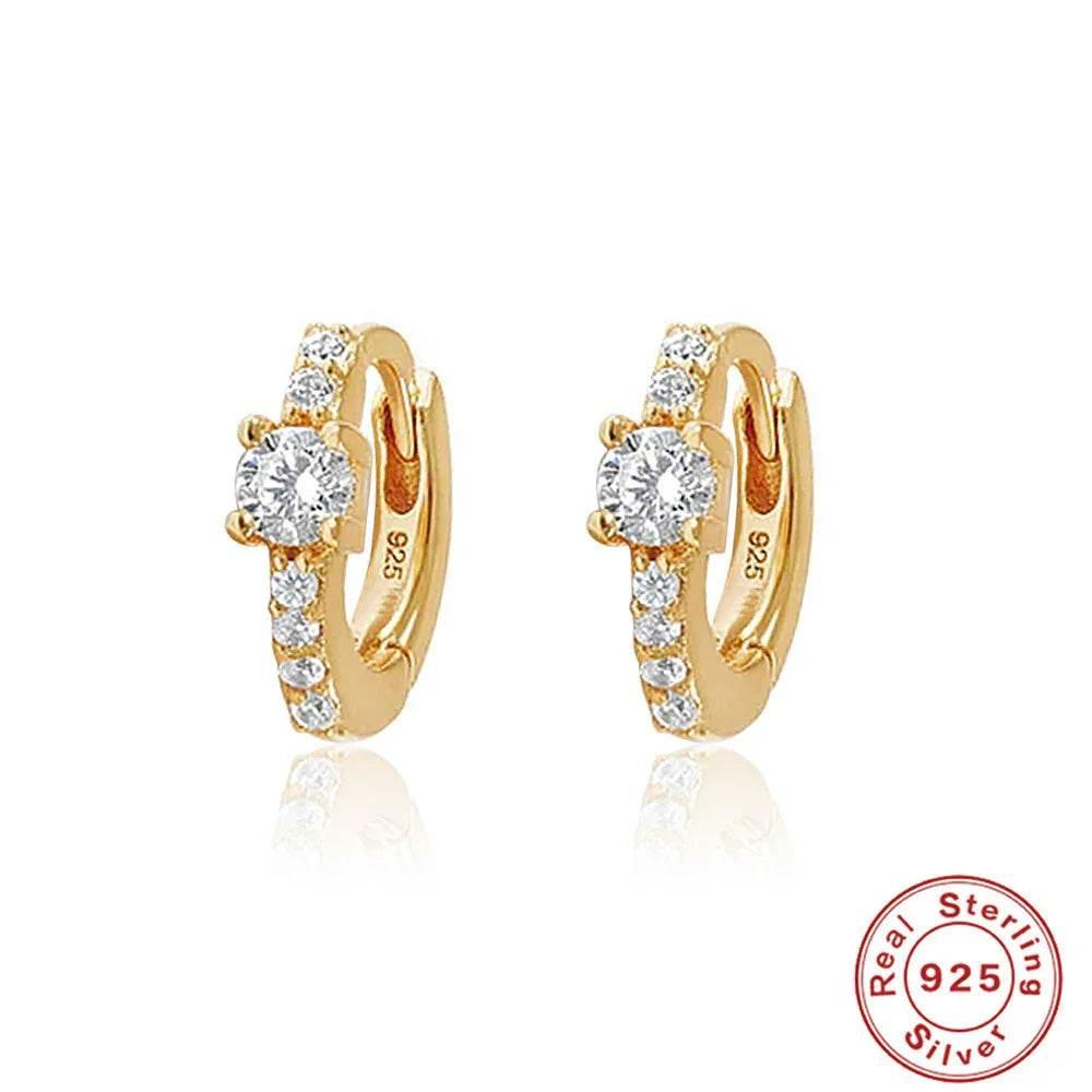 Women’s Sterling Silver Round Earrings - Shop Now! - ZA-Zola