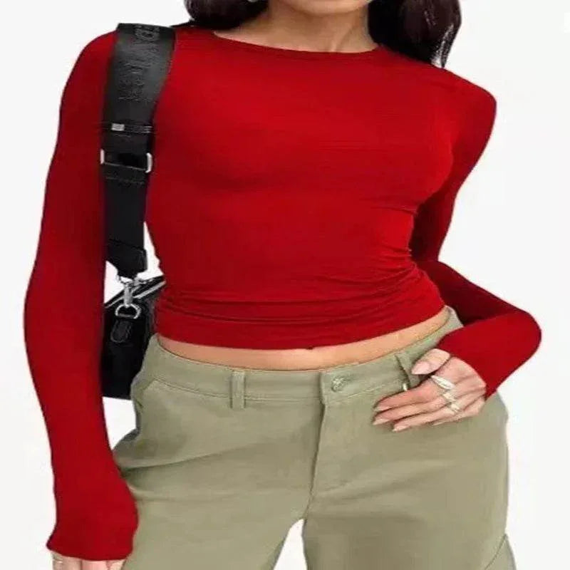 Slim Long Sleeve Pullover – S–L | ZA-Zola - ZA-Zola