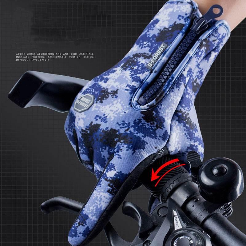 Winter Gloves Touch Screen Waterproof Motorcycle Fleece Gloves - ZA-Zola