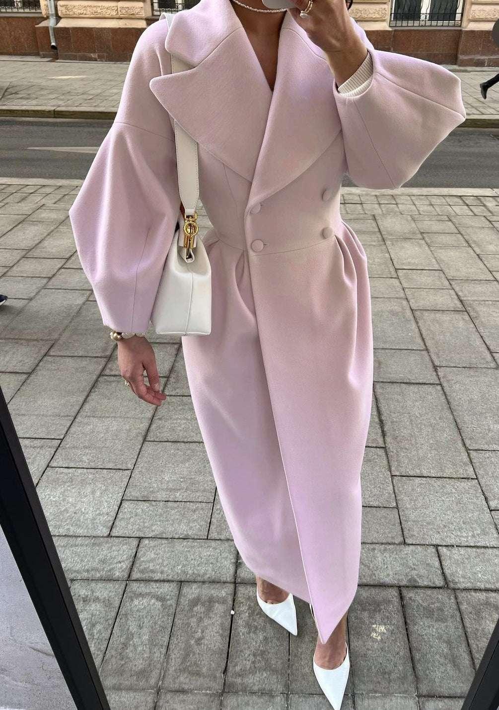 Vintage Court Jacket with Lantern Sleeves & Large Lapel - ZA-Zola
