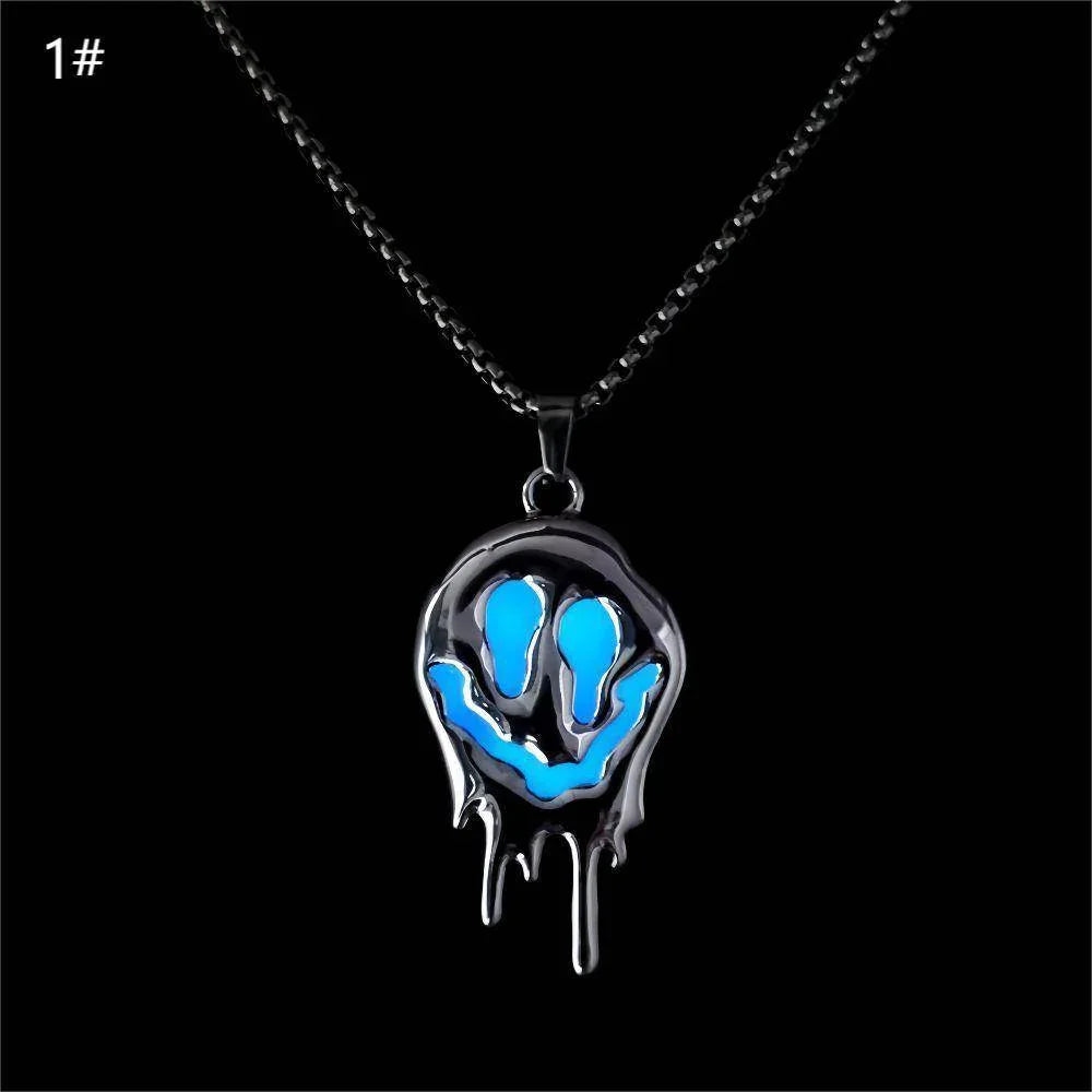 ZA-Zola Ghost Grimace Glowing Halloween Necklace - ZA-Zola
