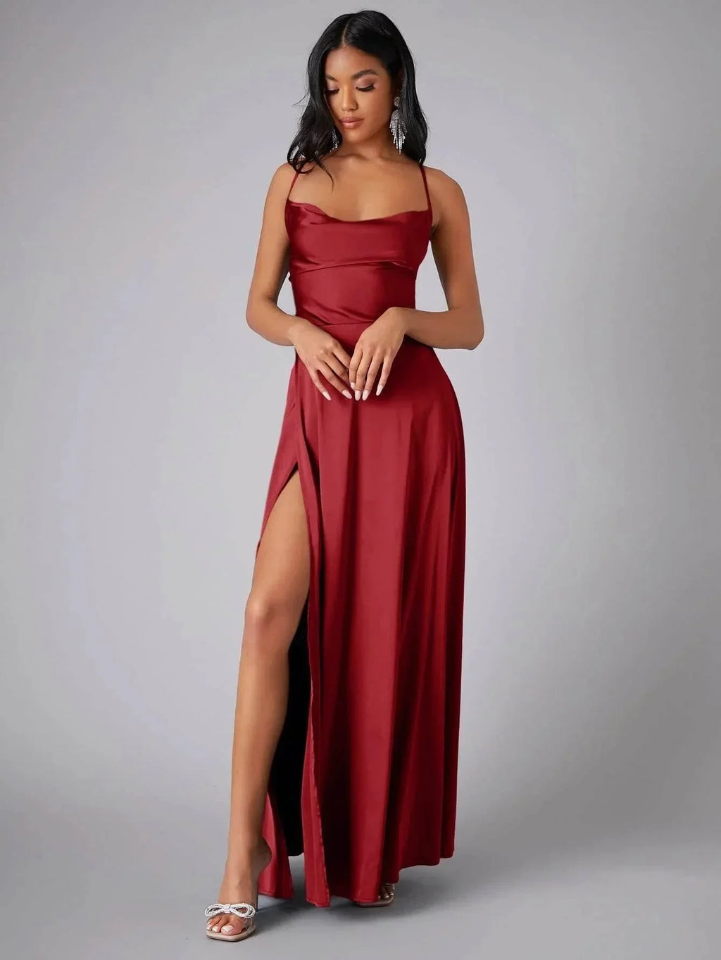 Backless Slim Fit Dress – S-3XL, 14 Colors - ZA-Zola