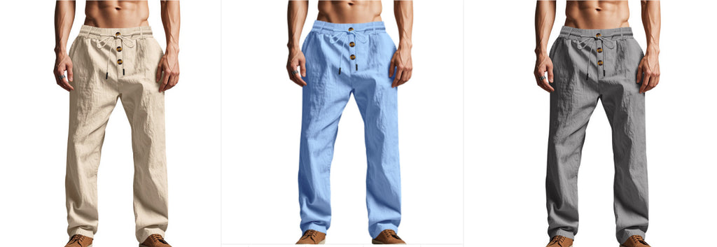 Men’s Linen Trousers | Breathable & Stylish Summer Pants