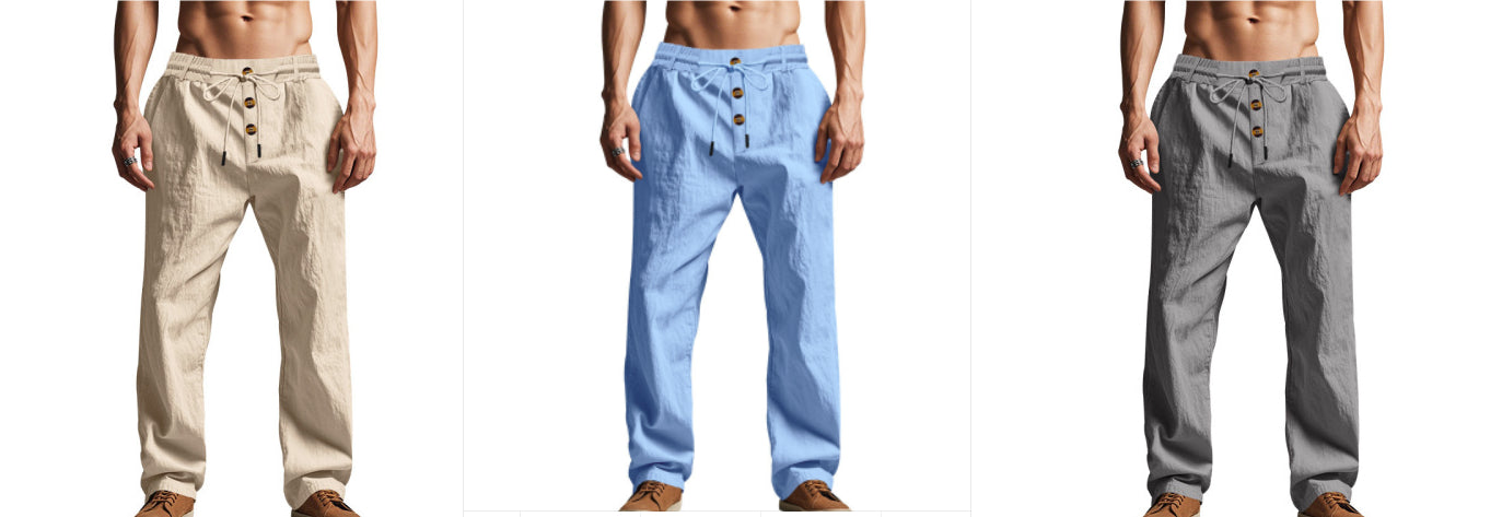 Men’s Linen Trousers | Breathable & Stylish Summer Pants
